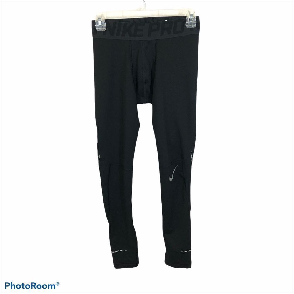 Boys Nike Pro Black Compression Pants Size XL‎